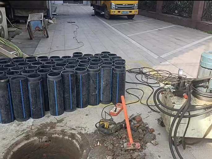 吉木乃PE置换管厂家 DN315置换管 非开挖管短管置换